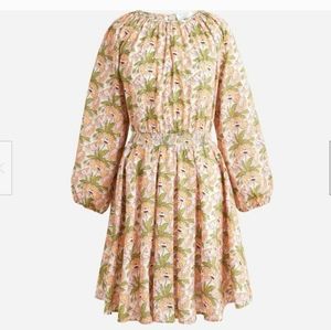 J. Crew x Liberty London | Butterfield Poppy Smock Waist Dress